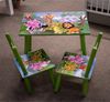 HTI-Line Kindersitzgruppe Kindertischgruppe Dschungel, (Set, 3-tlg, 1 Tisch, 2 Stühle), Kindertisch Kinderstuhl Kindermöbel Bild 2
