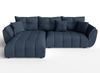 AX LIVING Eckcouch blau Verciani Schlaffunktion Bettkasten 280cm Bild 5