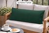 Amilian Kissenbezüge Kissenbezug 40x80 cm - Kopfkissenbezug Sofakissenbezug Kissenhülle, Cord-Optik, weich, Hotelverschluss ohne Reißverschluss Bild 4