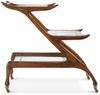 Casa Padrino Luxus Servierwagen Braun 85 x 50 x H. 80 cm - Hotel Accessoires Bild 3