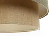 BPS Koncept 061-112-40 Hängeleuchte BOHO ELEGANT E27 1x40W Stoff strukturiert auf PVC-Kunststoff grau, beige H:91cm Ø40cm dimmbar Bild 3