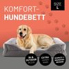 Lumaland Hundebett In-& Outdoor L 110x75x18cm grau vakuumiert Bild 2