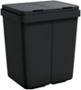 vidaXL Duo Mülleimer Anthrazit 2x25 L 154982 Bild 2