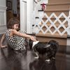 Ausziehbares Hundeabsperrgitter in Weiß Bild 3