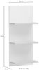 Schildmeyer Regal Emmik 159502 mattweiß/weißeiche Dekor, 30,3 x 17,5 x 70,2 cm Bild 3