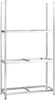 vidaXL Reifenregale mit 3 Böden 2 Stk. Silbern 110x40x200 cm Stahl 152896 Bild 4