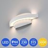 Maxkomfort LED Außen-Wandleuchte Up & Down - 7W Warmweiß 3000K, IP44 Wetterfest, LED fest integriert, Warmweiß, 3000K, Außenwandleuchte Bild 2