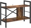 vidaXL Bücherregal Geräucherte Eiche 75 x 30 x 58,5 cm Holzwerkstoff 883978 Bild 2