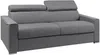 Schlafsofa 4-Sitzer Stoff VIZIR - Blau - Liegefläche: 160 cm - Matratzenhöhe: 14 cm mit Memory Schaum Bild 1