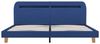 vidaXL Bettgestell mit LED Blau Stoff 180x200 cm, Mit Beleuchtung [280905] Bild 4