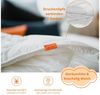 sleepling Microfaserbettdecke für Allergiker, Füllung: hochwertige Markenvollfaser aus 100% Polyester, antibakteriell, antimilben, Peachskin Bild 2