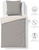 Fleuresse Aspen Biber Bettwäsche 135x200 Karo Wende braun beige 434555-07 Bild 4