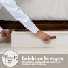 TUWENA Unterbettkommode 2 Stück Aufbewahrungsbox unter dem Bett,Faltbare Aufbewahrung Kleidung, mit Klarem Fenster, Unterbettkommode für Bettdecken, Kleidung Bild 4