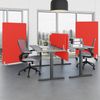 Rheinland Möbel FocusWall STW1014 – Akustik-Stellwand 1000×1400 mm in Stofffarbe Tortuga inkl. Standfüßen – Schreibtisch-Trennwand für Büro & Homeoffice – Schallschutz – Made in Germany Bild 3