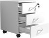 VCM Rollcontainer Baula 920380 Weiß H. 55 x B. 40 x T. 44 cm Bild 2