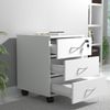 VCM Rollcontainer Baula 920380 Weiß H. 55 x B. 40 x T. 44 cm Bild 3