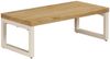 vidaXL Couchtisch 100 x 50 x 35 cm Mango-Massivholz und Stahl Bild 4