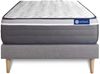 Actiflex plus matratze 90x190cm + Bettgestell mit lattenrost - Dicke : 26cm - Taschenfederkern und Memory-schaum - H5 Bild 1