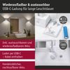 LED Akkuwandleuchte Nyara IP44 3000K 100x104mm 2x1W Weiß Bild 4