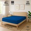 EXKLUSIV HEIMTEXTIL Jersey Spannbettlaken Deluxe 140 x 200 cm Royalblau 160 GSM, 100% Baumwolle Öko - Tex Zertifiziert Bed-Sheet Bettlaken Spannbetttuch Topper Leinentuch Bild 2