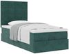 vidaXL Ottoman-Bett mit Matratzen Dunkelgrün 90x190 cm Samt 3313442 Bild 5