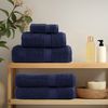 vidaXL 12 tlg. Premium-Handtuch-Set SOLUND Marineblau 600 g/m² 137575 Bild 3
