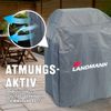 LANDMANN Premium Grillabdeckung, wetterfest und UV-beständig, Polyester grau, 117 x 55 x 90 cm Bild 5