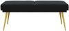 vidaXL Doppellagige Bank Schwarz 120 x 45 x 46 cm Samt 42038591 Bild 4
