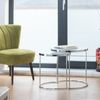 Relaxdays Satztische rund Milchglas Bild 3