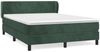 vidaXL Boxspringbett mit Matratze Dunkelgrün 140x200 cm Samt 3127376 Bild 2