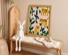 Poster Kinderzimmer Leoparden · Tierposter mit Dschungelpflanzen · Bunte Safari Wanddeko für Kinderzimmer · Dekoprint ohne Rahmen - 20x25cm Bild 3