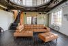 KAWOLA Sofa NELSON Ecksofa Leder cognac mit Hocker Recamiere links 72 x 216 x 321 cm Bild 2