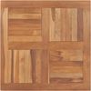 vidaXL Tischplatte Massivholz Teak Quadratisch 80×80×2,5 cm 48990 Bild 2