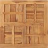 vidaXL Tischplatte Massivholz Teak Quadratisch 80×80×2,5 cm 48990 Bild 3