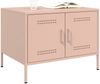 vidaXL Couchtisch Rosa 68x50x50,5 cm Stahl 843031 Bild 3