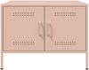 vidaXL Couchtisch Rosa 68x50x50,5 cm Stahl 843031 Bild 5