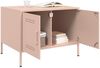 vidaXL Couchtisch Rosa 68x50x50,5 cm Stahl 843031 Bild 4
