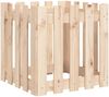 vidaXL Pflanzkübel Lattenzaun-Design 50x50x50 cm Massivholz Kiefer 832452 Bild 4