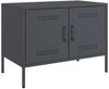 vidaXL TV-Schrank Anthrazit 68x39x50,5 cm Stahl 842938 Bild 2