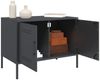 vidaXL TV-Schrank Anthrazit 68x39x50,5 cm Stahl 842938 Bild 5