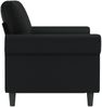 vidaXL 2-Sitzer-Sofa Schwarz 120 cm Kunstleder 359499 Bild 4