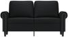vidaXL 2-Sitzer-Sofa Schwarz 120 cm Kunstleder 359499 Bild 3