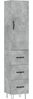 vidaXL Highboard Betongrau 34,5x34x180 cm Holzwerkstoff 3198885 Bild 2