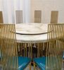 Luxus Runder Tisch Runde Tische Edelstahl Möbel Design Esszimmer Esstische Neu Bild 3