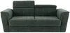 Vente-unique - RIZORA Sofa Stoff Grün - B 223 cm96 cm x H 93 cm x L 230 cm Bild 3