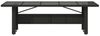 vidaXL Gartentisch mit Glasplatte Schwarz 240x90x75 cm Poly Rattan 365597 Bild 4