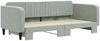 vidaXL Tagesbett Ausziehbar Hellgrau 100x200 cm Samt 3197070 Bild 3
