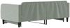 vidaXL Tagesbett Ausziehbar Hellgrau 100x200 cm Samt 3197070 Bild 5