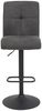 Barhocker Lasse II / Leni II H, Mikrofaser, Anthrazit, 44 x 102 x 59 cm Bild 2