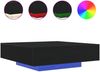 vidaXL Couchtisch Schwarz Eichen-Optik 100 x 100 x 31 cm Holzwerkstoff 863008 Bild 4